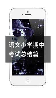 語文小學期中考試總結篇