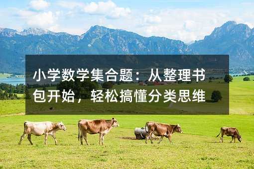 小學(xué)數(shù)學(xué)集合題:從整理書包開始,輕松搞懂分類思維