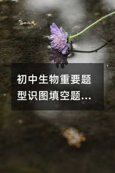 初中生物重要題型識(shí)圖填空題,你知道如何解答嗎?