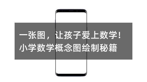 一張圖,讓孩子愛上數學!小學數學概念圖繪制秘籍