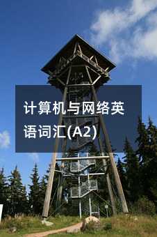 計算機與網絡英語詞匯(A2)