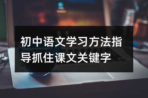 初中語文學習方法指導抓住課文關鍵字