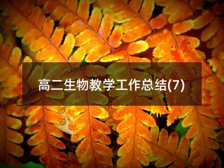 �߶�����̌W(xu��)�������Y(ji��)(7)