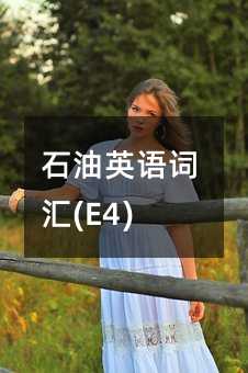 ʯ��Ӣ�Z(y��)�~�R(E4)