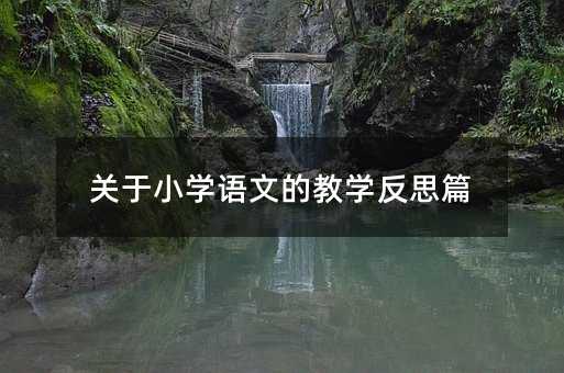 �P(gu��n)��С�W(xu��)�Z�ĵĽ̌W(xu��)��˼ƪ