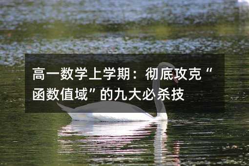 高一數(shù)學(xué)上學(xué)期:徹底攻克“函數(shù)值域”的九大必殺技
