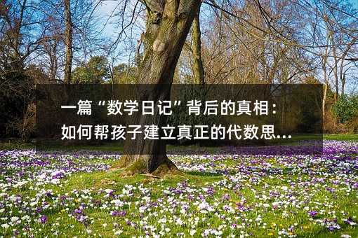 һƪ����(sh��)�W(xu��)��ӛ����������ࣺ��Ύͺ��ӽ��������Ĵ���(sh��)˼�S��