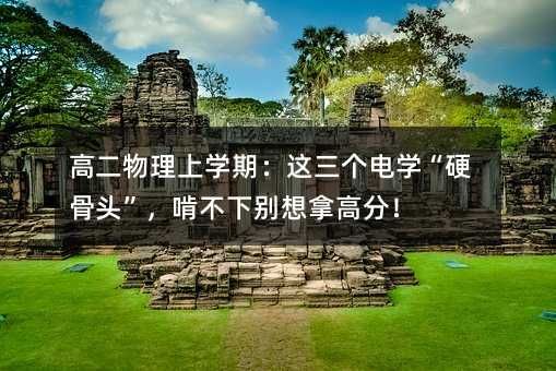 高二物理上學(xué)期:這三個(gè)電學(xué)“硬骨頭”,啃不下別想拿高分!
