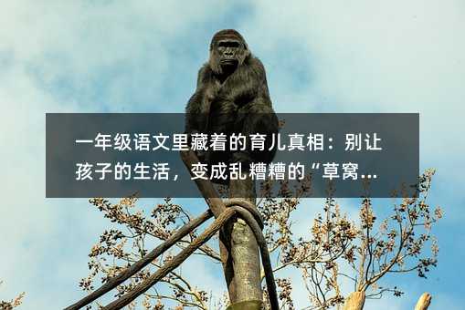 一年級語文里藏著的育兒真相:別讓孩子的生活,變成亂糟糟的“草窩窩”